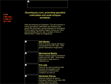Tablet Screenshot of deantiques.com